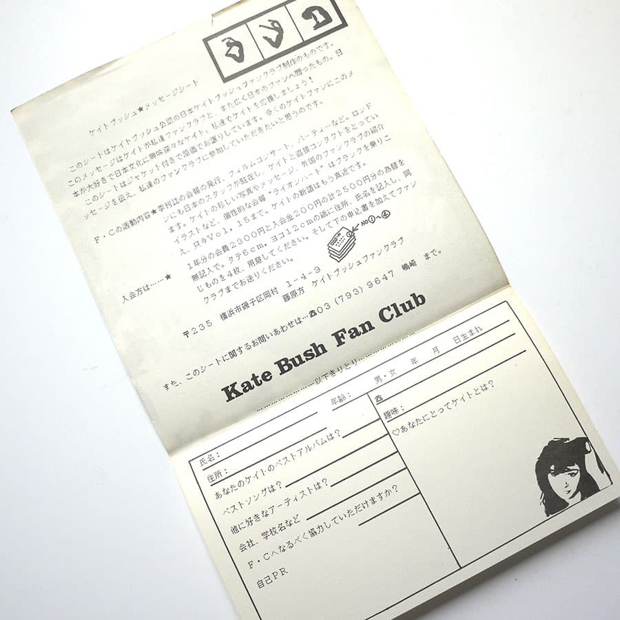 KATE BUSH – Message 1985 (PROMO ONLY) - Image 3