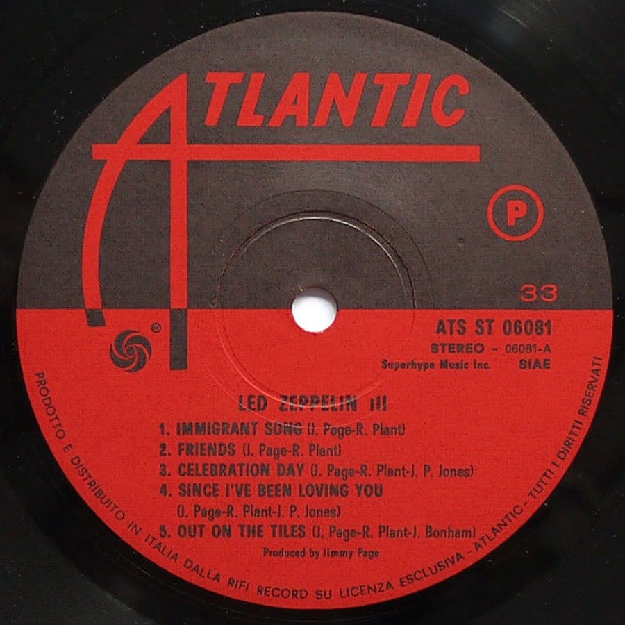 LED ZEPPELIN – III (PROMO ONLY) - Image 6