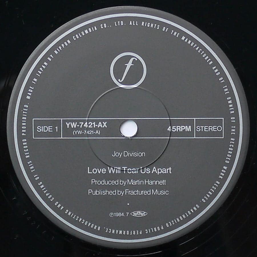 JOY DIVISION – Love Will Tear Us Apart - Image 5