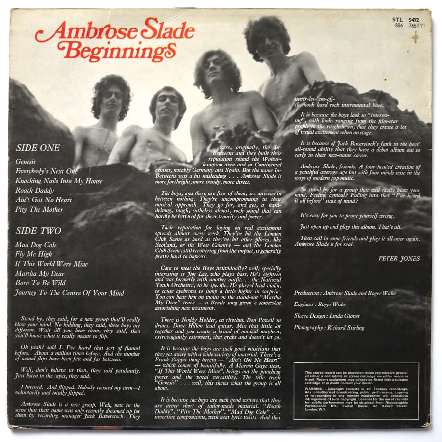 AMBROSE SLADE - Beginnings - Image 2