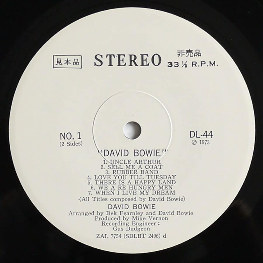 DAVID BOWIE - David Bowie (PROMO) - Image 8