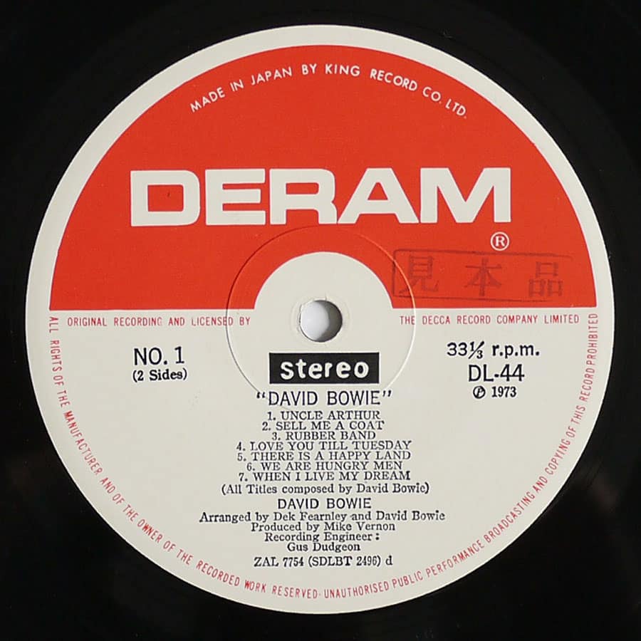 DAVID BOWIE - David Bowie - Image 11