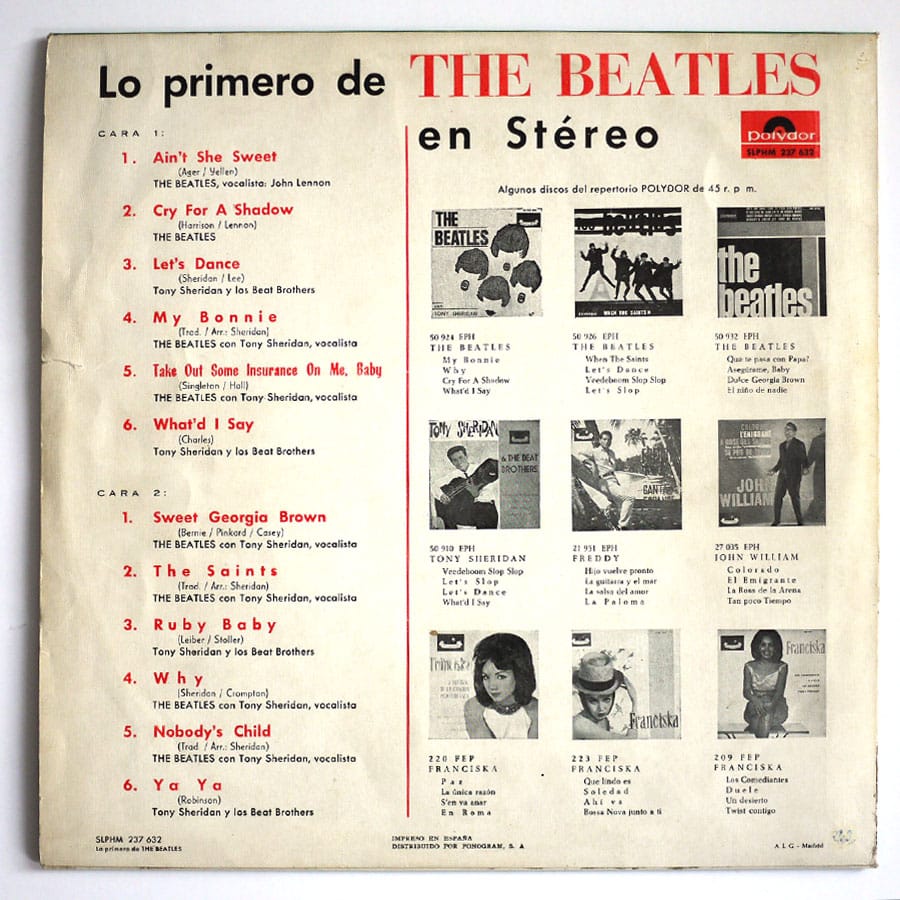 BEATLES - Lo Primero De The Beatles - Image 2