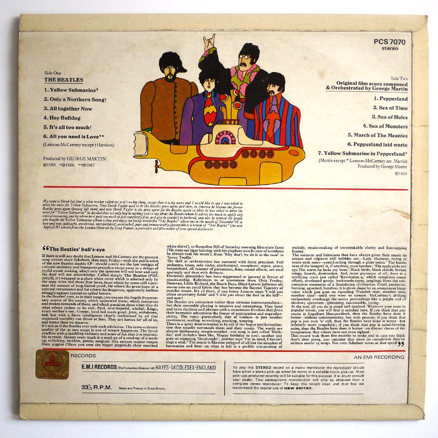 BEATLES - Yellow Submarine (EXPORT) - Image 3