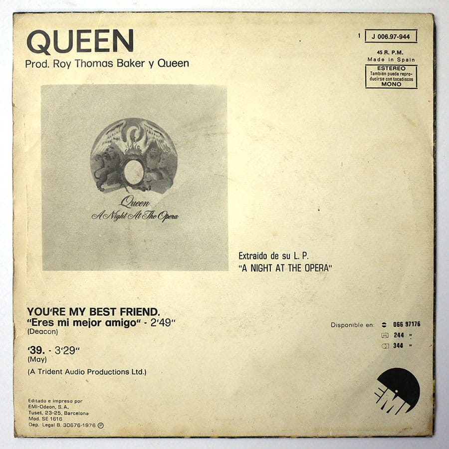 QUEEN - You're My Best Friend - Image 2
