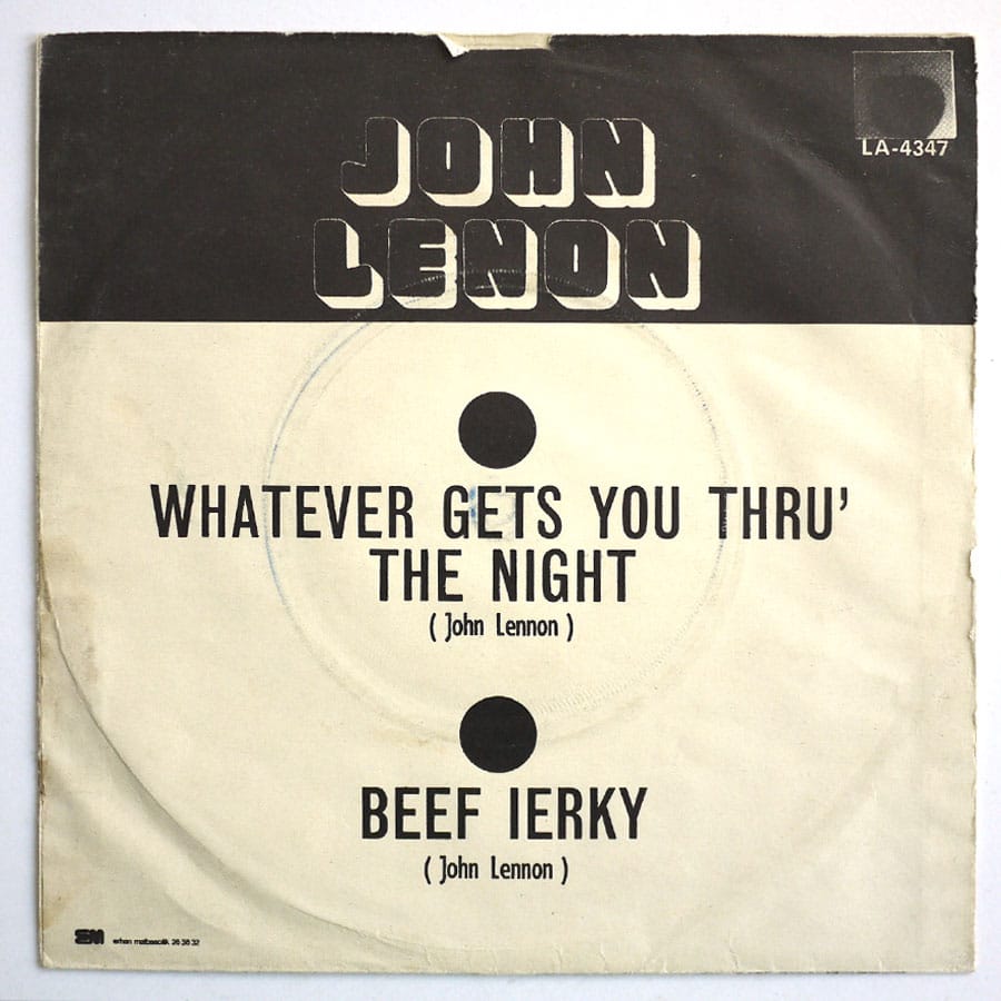 JOHN LENNON - Whatever Gets You Thru The Night - Image 2