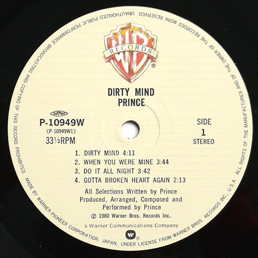 PRINCE - Dirty Mind - Image 5